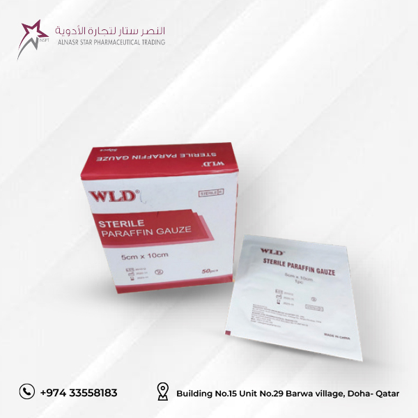 STERILE PARAFFIN GAUZE 50s
