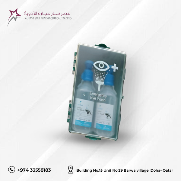 SAFE WASH EYE WASH STATION 2X 500ML