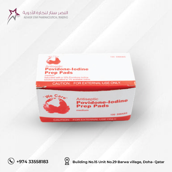 POVIDONE IODINE PREPAD 100'S